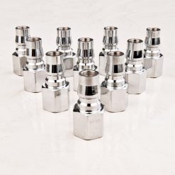 Alternative view of Dynamic Power 10 Set 4 x 2.5cm Nitto Type Male Air Coupling Coupler Fitting 1/4" inlet