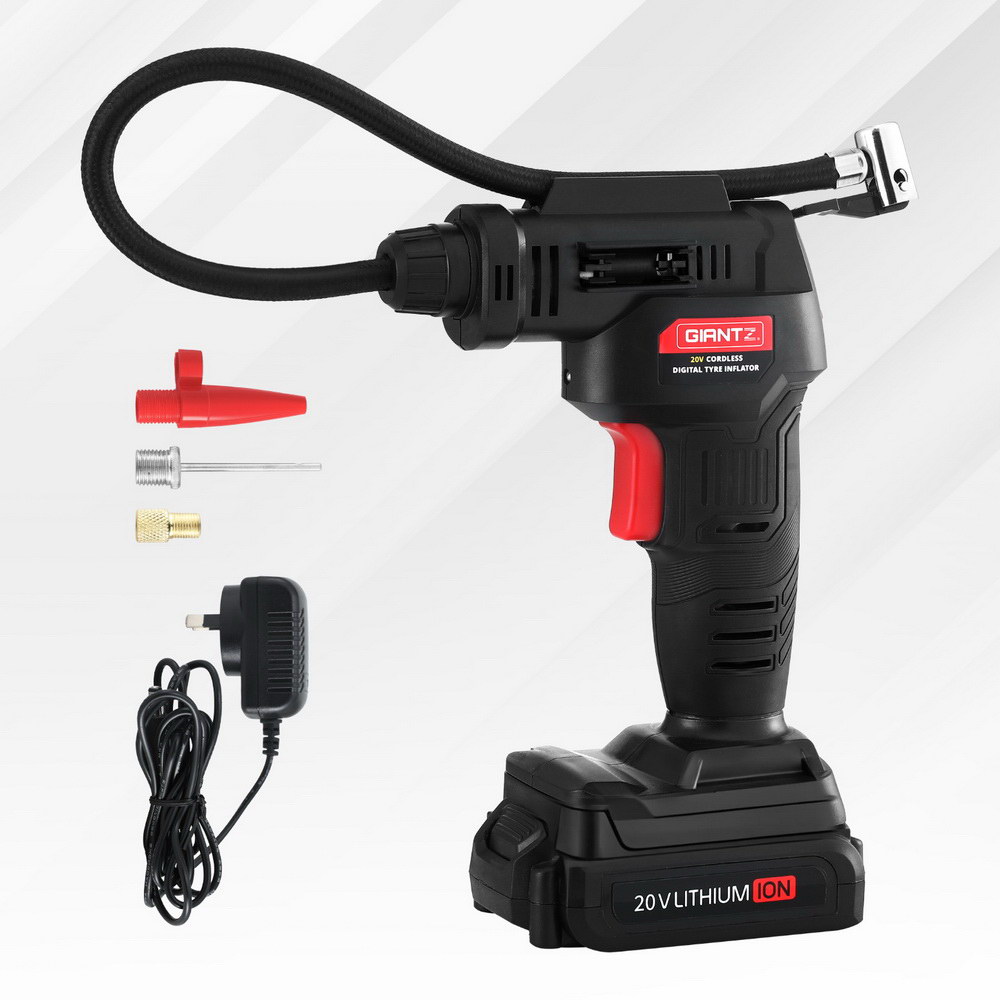 Giantz Cordless Tyre Inflator Portable Air Compressor Pump 20V 120PSI Digital LED 7 Giantz Cordless Tyre Inflator Portable Air Compressor Pump 20V 120PSI Digital LED - Image 7