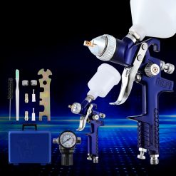 Giantz 2-Piece HVLP Spray Gun with Dual Nozzles 15 GSG 2SG BOX BL 190342 07