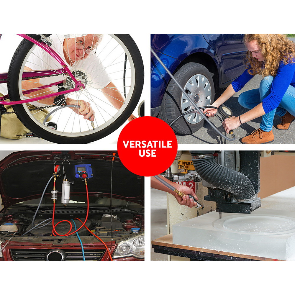 Giantz Air Hose Reel 10m Retractable Rewind Swivel Wall Mount Compressor Garage 7 Giantz Air Hose Reel 10m Retractable Rewind Swivel Wall Mount Compressor Garage - Image 7