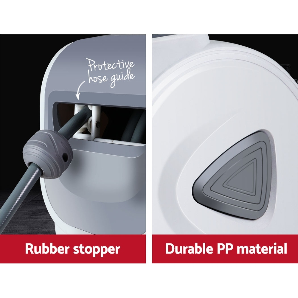 Giantz Air Hose Reel 20m Retractable Rewind Swivel Wall Mount Compressor Garage 8 Giantz Air Hose Reel 20m Retractable Rewind Swivel Wall Mount Compressor Garage - Image 8