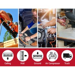 Giantz Air Hose Reel 20m Retractable Rewind Swivel Wall Mount Compressor Garage 27 HR AIR AUTO 20M 06
