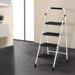 Giantz 4 Step Ladder Multi-Purpose Folding Steel Light Weight Platform 9 LD STEEL 4STEP 167861 04