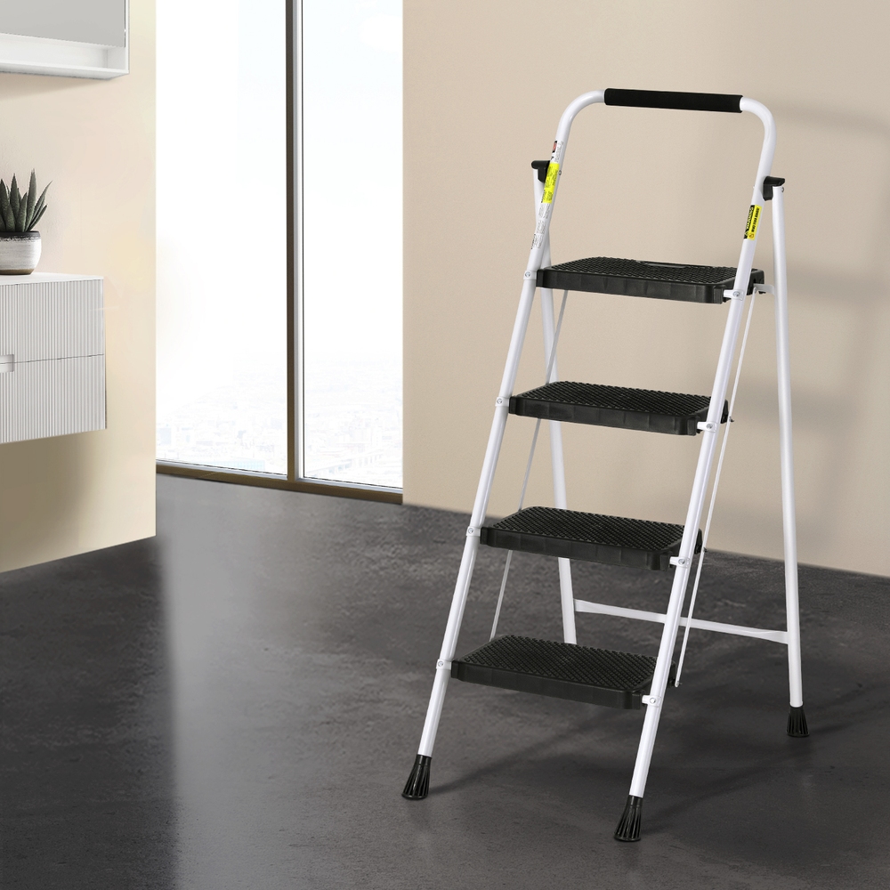 Giantz 4 Step Ladder Multi-Purpose Folding Steel Light Weight Platform 5 Giantz 4 Step Ladder Multi-Purpose Folding Steel Light Weight Platform - Image 5