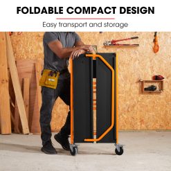 BAUMR-AG Mobile Scaffold Platform, 226kg Load, Steel Frame, Dual Height, Folding for easy Transport and Storage, Locking Castors, Tool Tray 14 V219 SCFMSCEQM10A 202508111521 03