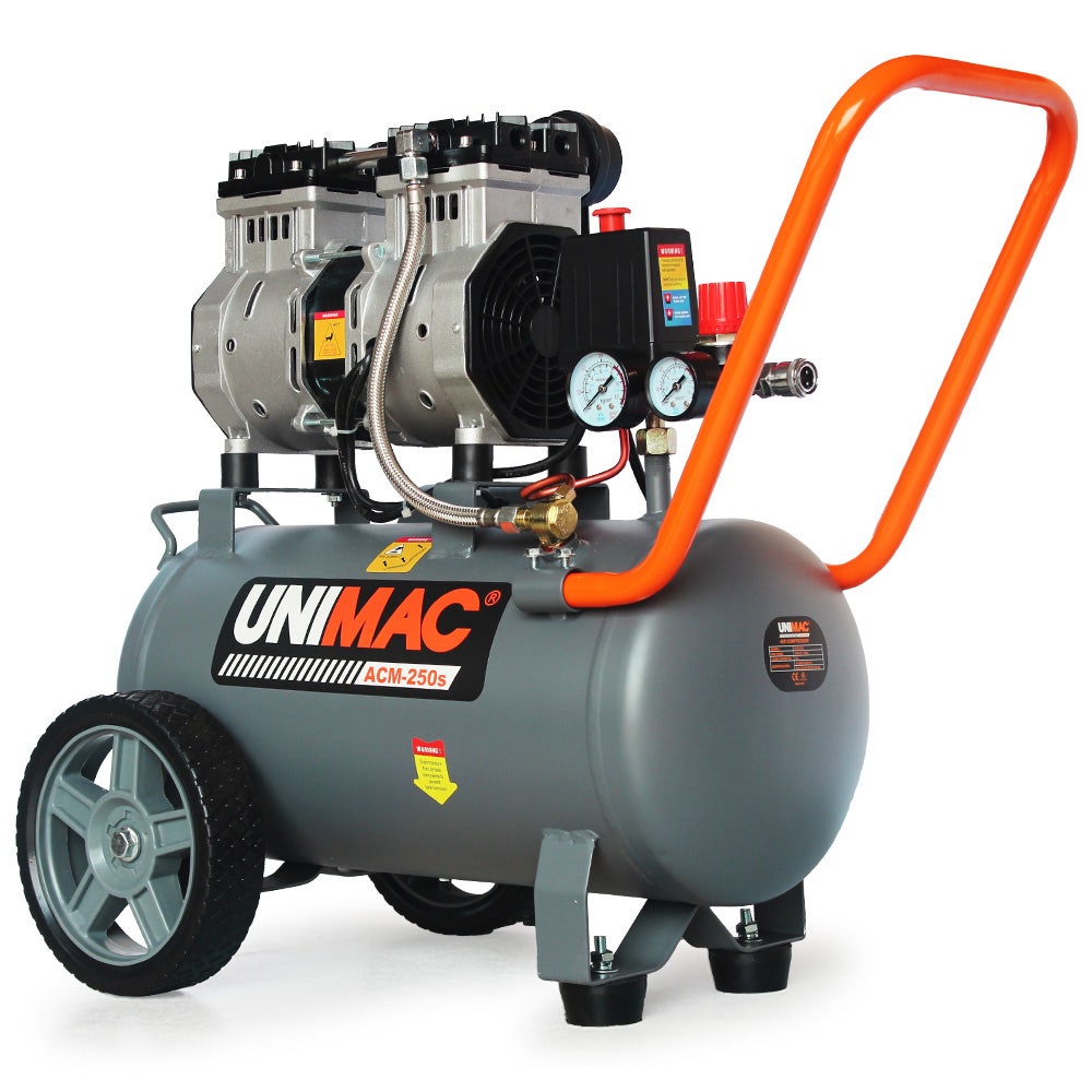 UNIMAC 25L 1.5HP Silent Oil-Free Electric Air Compressor, Portable 1 UNIMAC 25L 1.5HP Silent Oil-Free Electric Air Compressor, Portable