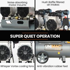 UNIMAC ACM-500s 50L Oil-Free Air Compressor 3.0HP 11 V219 TOLACMUM5C0FA 202507071133 02
