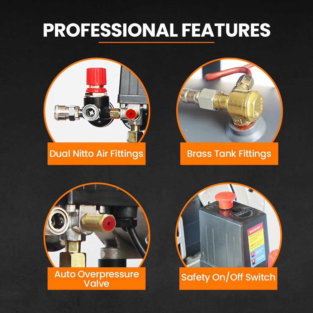 UNIMAC ACM-500s 50L Oil-Free Air Compressor 3.0HP 5 UNIMAC ACM-500s 50L Oil-Free Air Compressor 3.0HP - Image 5