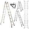 Bullet 5.1m Folding Aluminium Multipurpose Ladder with Workshelf