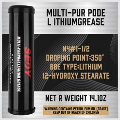 18inch Grease Gun 8000PSI Pistol Grip Flex Hose Heavy Duty Barrel With Cartridge 17 V465 83001 85522 07