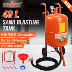 Alternative view of 40L Sandblasting Tank Portable Sand Grit Blaster Abrasive Gun Car Trucks