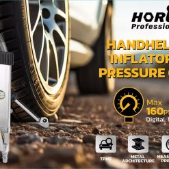 Alternative view of 3in1 255PSI Tyre Inflator Car Motorcycle Air Tire Pressure Gauge Hose Pump Au