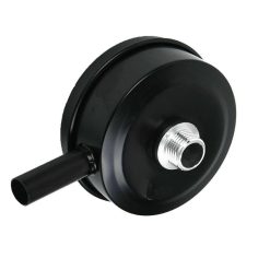 Alternative view of 2 Pcs Compressor Male Threaded 20Mm Air Intake Silencer Filter Black Metal Shell