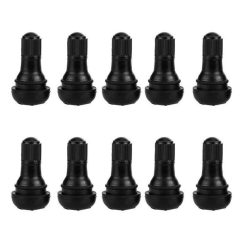 Alternative view of 10x TR412 Car Auto Snap In Tyre Valve Rubber Tubeless Short Valve Stems