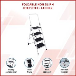 Foldable Non Slip 4 Step Steel Ladder 16 V63 802117 202503241554 01