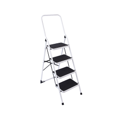 Foldable Non Slip 4 Step Steel Ladder