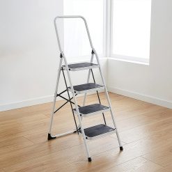 Alternative view of Foldable Non Slip 4 Step Steel Ladder