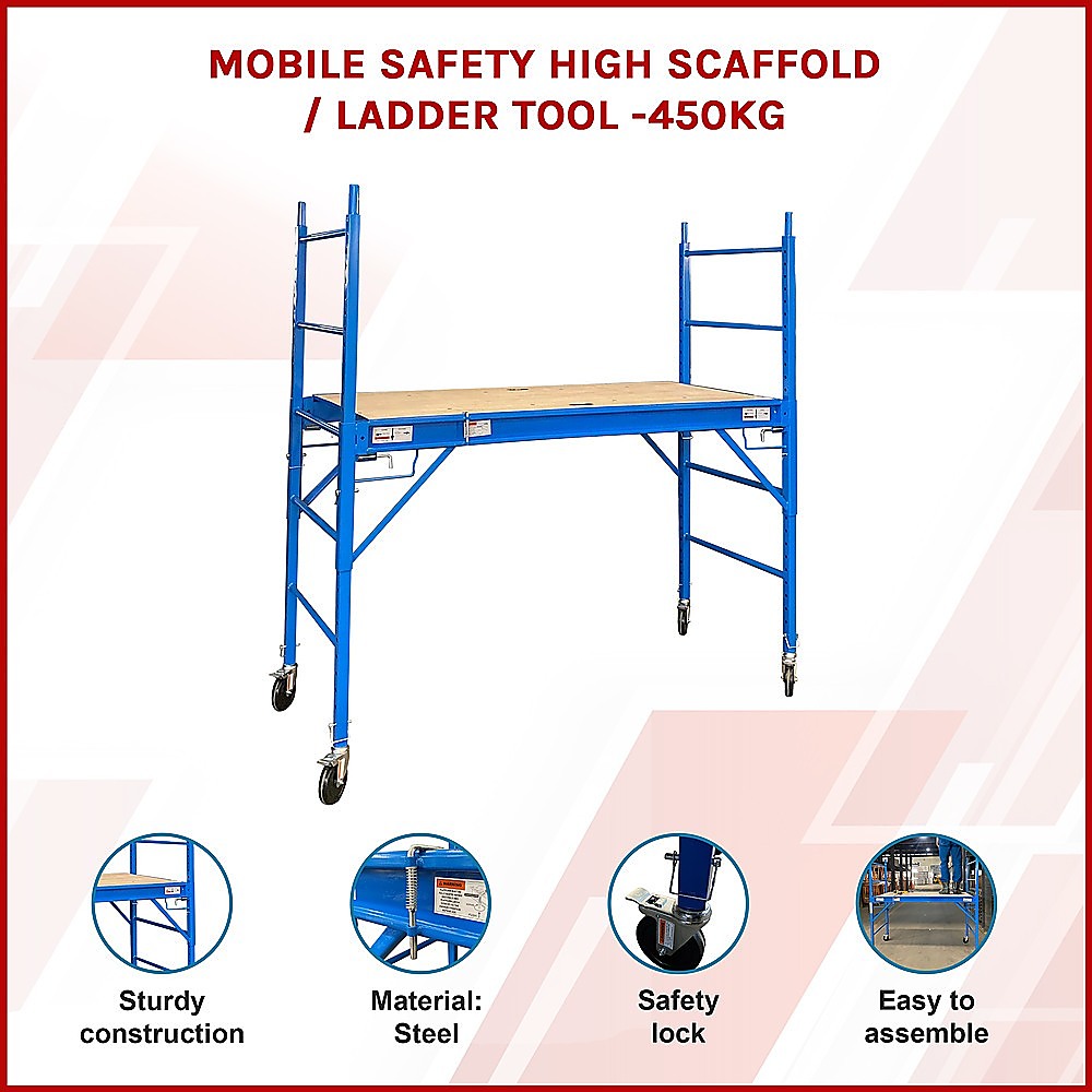 Mobile Safety High Scaffold / Ladder Tool -450KG 3 Mobile Safety High Scaffold / Ladder Tool -450KG - Image 3
