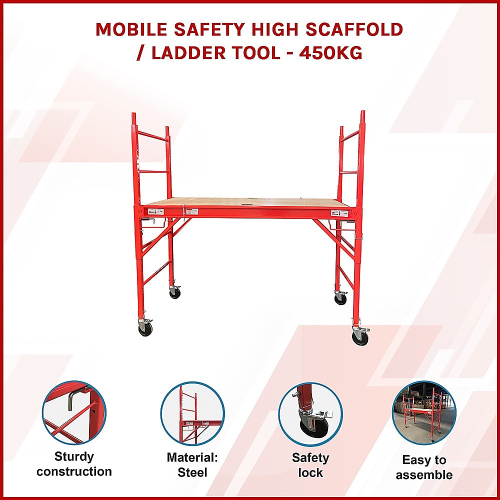 Mobile Safety High Scaffold / Ladder Tool -450KG 3 Mobile Safety High Scaffold / Ladder Tool -450KG - Image 3