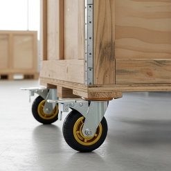 Alternative view of Castor Wheels 4 x 6" 150mm Swivel Silent Caster 2 Brakes 800KG