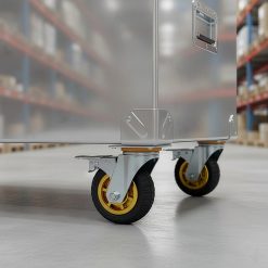 Castor Wheels 4 x 6" 150mm Swivel Silent Caster 2 Brakes 800KG 23 V63 841911 202510211616 02