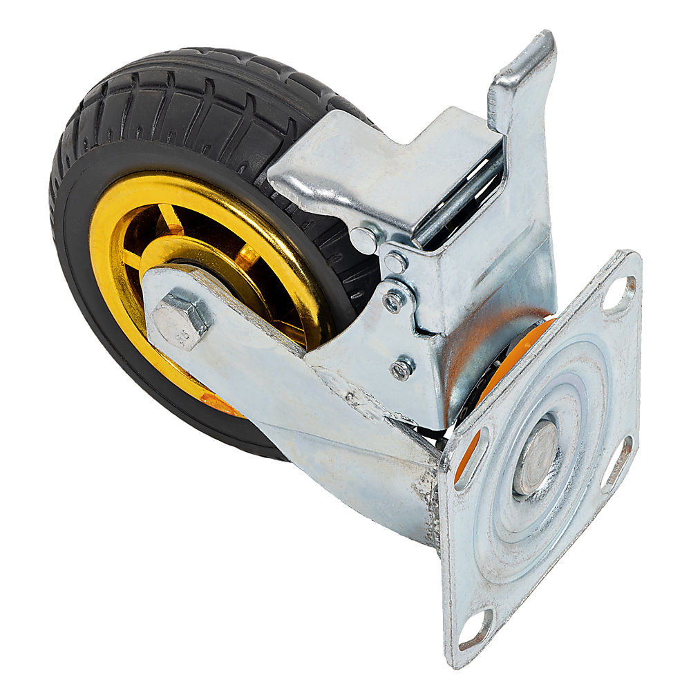 Castor Wheels 4 x 6" 150mm Swivel Silent Caster 2 Brakes 800KG 10 Castor Wheels 4 x 6" 150mm Swivel Silent Caster 2 Brakes 800KG - Image 10