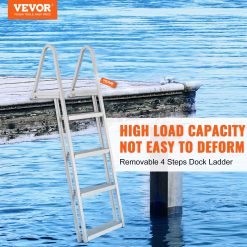 Alternative view of Aluminium Dock Ladder, 4 Steps, 350 lbs Load Capacity