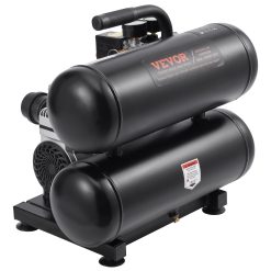 VEVOR Air Compressor Compact Portable Oil Free Compressor 18L 90 PSI