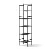 Floor Standing Corner Shower Caddy 5 Tier Black