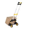Giantz Folding Hand Trolley 80kg Capacity Silver