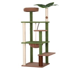 i.Pet Cat Tree Tower 152cm Jungle Multi-Level Scratching Post Leafy Canopy