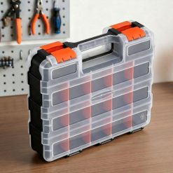 Giantz Double-Sided Tool Box Organizer 34 Compartment