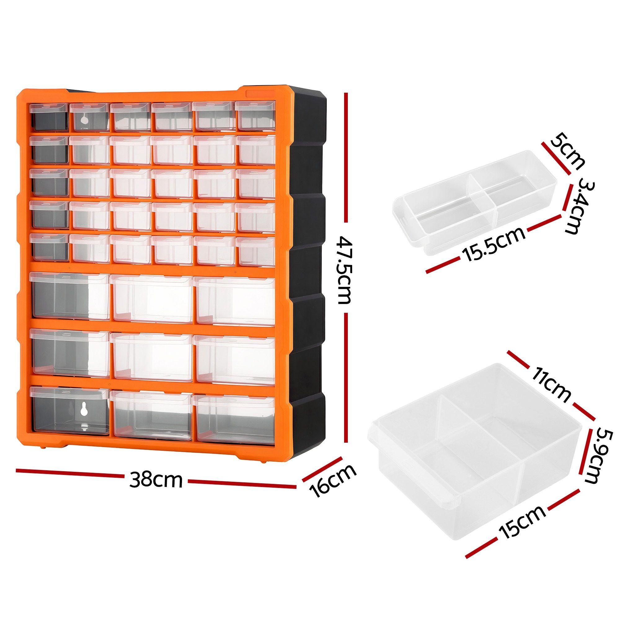 Giantz 39-Drawer Tool Storage Cabinet 3 Giantz 39-Drawer Tool Storage Cabinet - Image 3