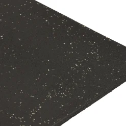 Alternative view of Rubber Gym Mats - Plain Black with White Speckles (15mm x 1m x 1m)