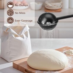 Alternative view of Stainless Steel Flour Duster with Spring Handle