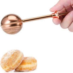 Stainless Steel Flour Duster with Spring Handle