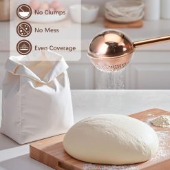 Alternative view of Stainless Steel Flour Duster with Spring Handle