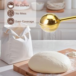 Alternative view of Stainless Steel Flour Duster with Spring Handle