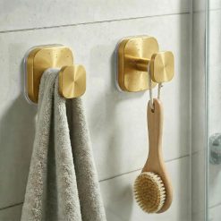 Alternative view of Suction Cup Hooks 4-Pack Gold 15lbs Capacity
