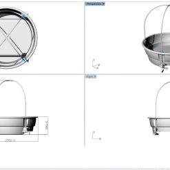Smart electric power boat 2.5m 5-person transparent 8 V1184 5 PERSON SMART ELECTRIC POWER ROUND TRANSPARENT BOAT 02
