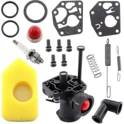Briggs u0026 Stratton Lawn Mower Carburetor Kit Compatible with Models 499809 498809a 494406 698369 691859 692211 795083 495770