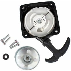 Ersandy Recoil Starter And Starter Plate For Brush Cutter Auger Pump 2-Stroke 30Cc To 50Cc Center Distance 67Mm