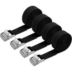 Tie Down Strap 4 Pack 2M x 20mm with Metal Buckle