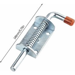 Alternative view of Trailer spring buckle zipper pulls 10mm galvanised 4 pack