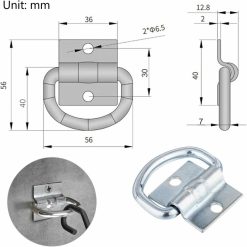 Alternative view of D-Ring Tie Down (Set of 4)