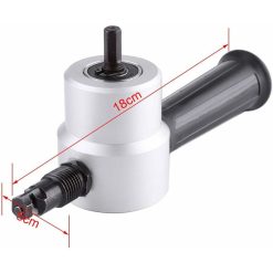 Alternative view of Double Head Sheet Metal Cutter Electric Hole Saw Electric Drill Attachment Nibbler Cutting Tool Kit Carton Package