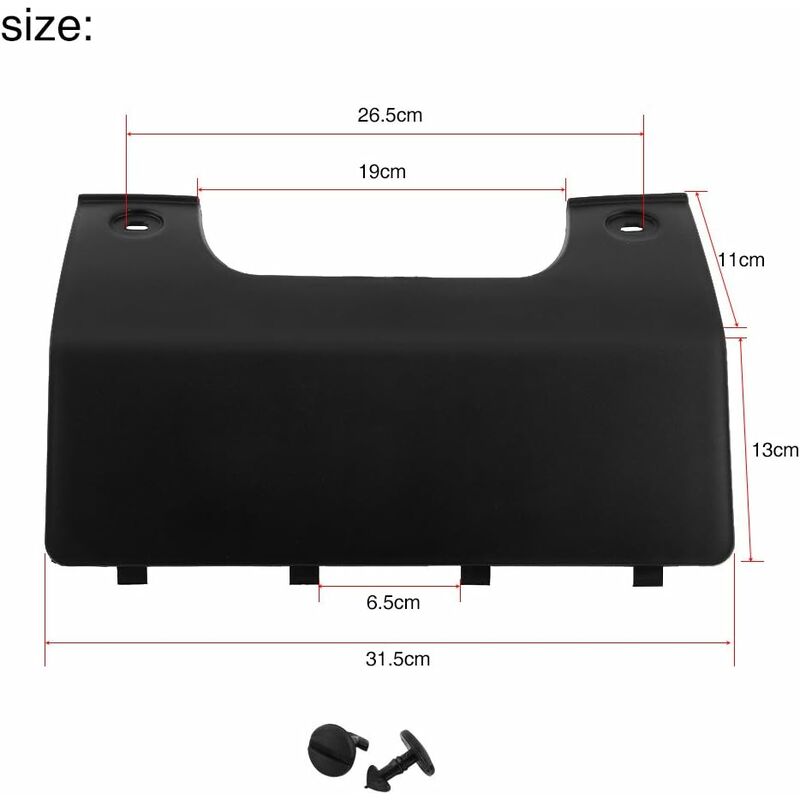 Tow hook cover for Land Rover LR3 LR4 rear bumper 2 Tow hook cover for Land Rover LR3 LR4 rear bumper - Image 2