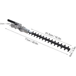 Alternative view of Hedge Trimmer, 26Mm Cordless Hedge Trimmer Attachment, Blade Attachment, Brush Cutter Spare Parts