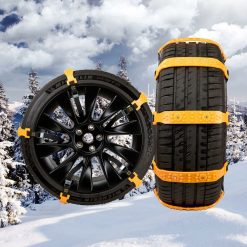 Car snow socks 185–225 mm with alloy nails