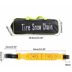 Alternative view of Car snow socks 185–225 mm with alloy nails